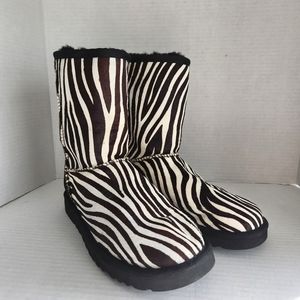 Ugg Zebra Print Boots